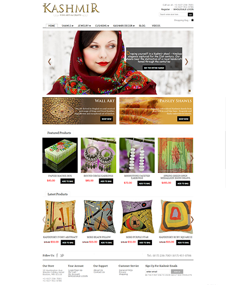 Online Wholesale and Retail Website for Handicraft Products